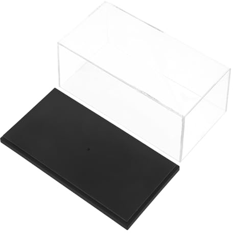 WEKAMOS Vitrina Acrílica Transparente para Exhibición de Modelos de Coches 1:43 Alta Protección y Diseño Compacto para Almacenamiento Seguro