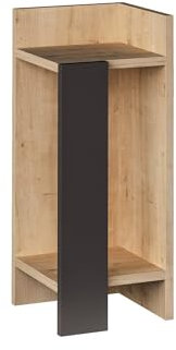 Woody Fashion Nachttisch | Eiche Anthrazit | 18mm Dicke