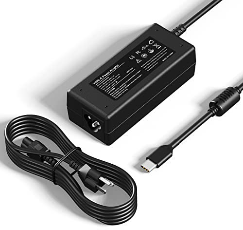 45W USB C Type C Chromebook Charger Laptop Fast Charging Power Adapter, Widely Compatible with HP, Dell, Lenovo, Acer, Asus, Samsung, Google, and More
