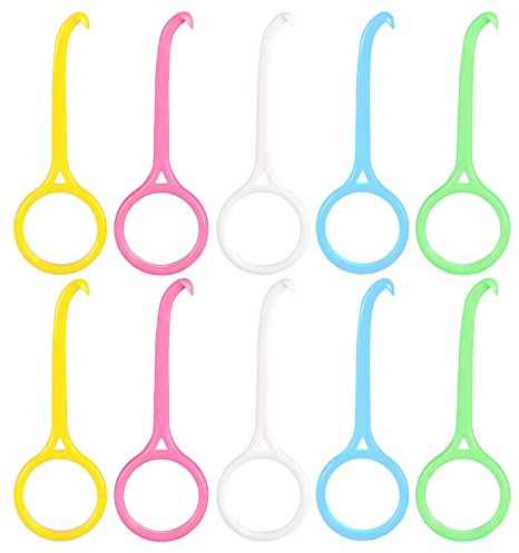 TSHAOUN 10 Pièces Outil de Suppression D'Aligner, Outil de Suppression des Accolades Invisibles Support Orthodontique Extracteur Outil de Suppression pour les Soins Bucco-dentaires (Colorful)