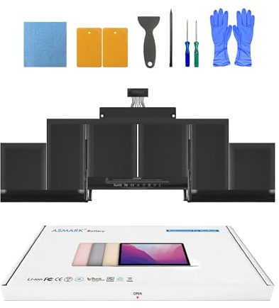 ASMARK-batteri för MacBook Pro 15-tums A1398(slutet av 2013,mitten av 2014,2015) Batteri för bärbar dator