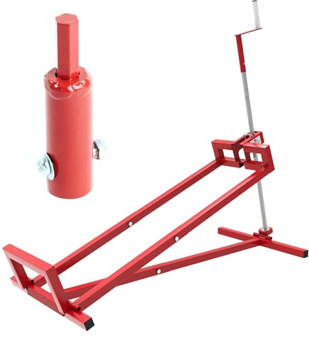 Hebevorrichtung Aufsitzmäher bis 400 kg inkl. Adapter, Heber für Rasentraktor bis 35° Neigung