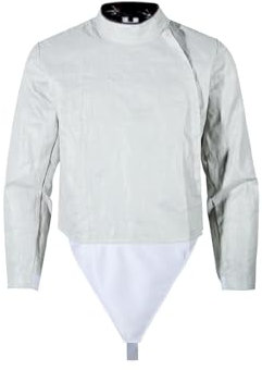 lhyangroupao Fechtsportuniform – Fechtjacke aus Metall, Klassische Unisex-Fechtausrüstung, für Florett-Degensäbel – Rechte Hand(52)