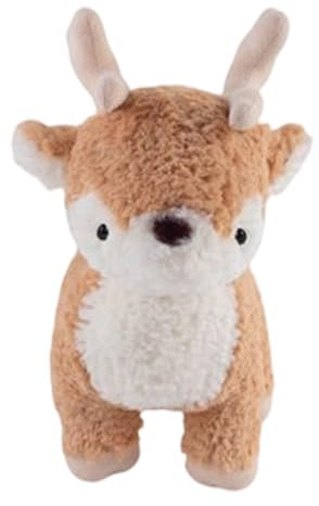 Bambola Di Peluche Con Renna - Figura Decorativa Morbida Da 9,8 Pollici, Simpatico Pezzo Da Tavolo Per Le Vacanze, Affascinante Espositore Di Animali Di Peluche | Accogliente Design Di Accento Adorabi