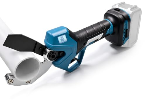Cortatubos Eléctrico Compatible con Makita 18V, 50MM Cortador de Tubos PVC con LED, Motor Brushless, Tijera para Tubos PPR PE PEX y Tubos de Plástico (Sin Batería ni Cargador)