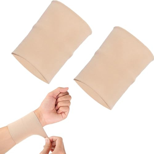 ROSENICE Bracciale Da Polso Medico Sportivo Supporto Traspirante Elastico Taglia M Beige Per Lesioni Protezioni Polso Recupero Muscolare Esercizi Quotidiani