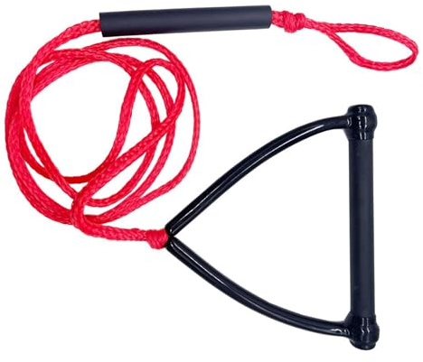 Water Ski Surfing Rope Wakeboarding Kneeboard Tube Tow Rope Adjustable Wake Surf Rope with Handle for Wake Surfing Floating Water Sports Rope Wake Surfing