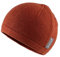 Sterntaler OCS Strickmütze - Klassische Babymütze aus Baumwollgarn (Bio) - Unisex Übergangsmütze ab Geburt - Basic Kopfbedeckung - Beanie Mütze einfarbig - lehmbraun, Größe 37