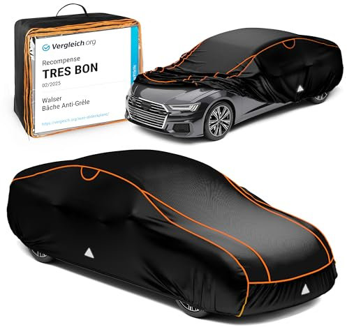 WALSER Bâche de Voiture Anti-grêle Perma Protect, Récompense Très Bon* Housse de Protection Anti-grêle, Certifié par Le TÜV Autriche* bâche Contre la grêle, Couverture de Protection Voiture Taille 2