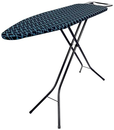 Cecotec Table à Repasser 110x33cm StrongBoard 100 Mumbai. Housse en Coton 100% et Résistante à la Chaleur, Structure Résistante jusqu'à 5 Kg, Pieds Stables, Hauteur Réglable jusqu'à 89 cm