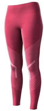 Lupilu Crivit Damen Funktionsunterhose, Seamless, Ski Unterwäsche, Warmes Thermo Leggings (Beere/Rot M)