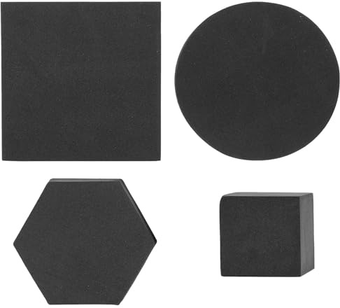 TEMPNAP 4 St Geometriska Kubformade Fotorekvisita i och Hållbara för Smycken Kosmetika och Produktfotografering Inomhus och Utomhus