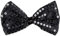 Boland - Fliege mit Pailletten, Accessoire, Disco, Party, Kostüm, Karneval, Mottoparty