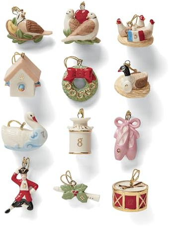Lenox Twelve Days of Christmas 12-Piece Hanging Ornament Set