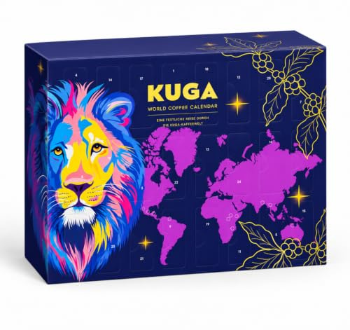 BOXILAND® Adventskalender för malet kaffe 2026 – 24 Fairtrade-sorter | 24 kaffespecialiteter från hela världen, malda – aromatisk variation & present för kaffeälskare