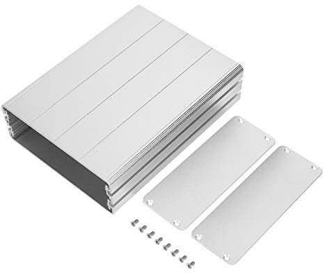 Aluminum Project Box 45x122x160mm – Enclosure for Circuit Board, GPS Module, Decoder, and Electronics (Silver)