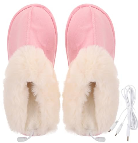 Sosoport 1 Paar Hausschuhe Elektrische Heizung Hausschuhe Usb-Heizung Slipper Füße Wärmer Stiefel