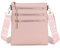Long & Son Damen Leichte Medium Crossbody Taschen 23358, rose, One size