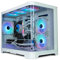 ionz Gaming PC - Desktop Computer, Ryzen 7 5700X, Radeon RX 7600 XT, 16GB RAM, 1TB NVMe SSD, 240mm AIO, Windows 11, 600W 80+ PSU, USB WiFi, Flow, White