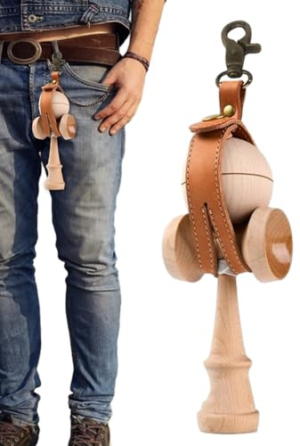 Kendama Förvaring – litet Kendama-hölster, bärväska | traditionell japansk | skicklighetsleksak med kompakt, utsökt bältesförvaring, praktiska transporttillbehör för uppvaknande