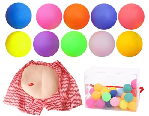 Shaking Pong Balls - Family Party Swing, Outdoor Pong Toy, Interactive Game Set with Shaking Balls, Fun Activity for Children Adults Teens, Backyard Beach Picnic Group Entertainment Toy