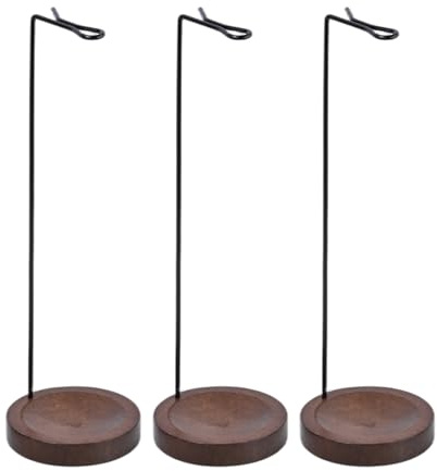 3 Pezzi Incenso Legno Metallo Porta Incenso Design Rovesciato Incensi Per Meditazione, Yoga E Uso Domestico