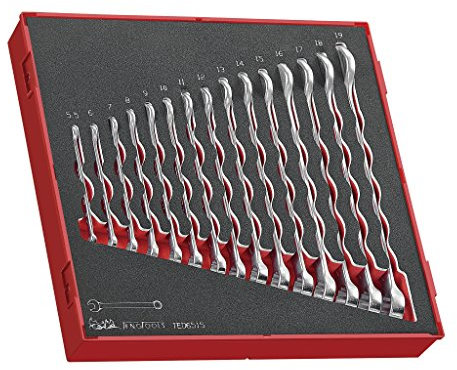 Ringgaffelnøglesæt ted6515