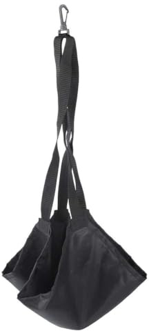 Ceinture de résistance à la Natation Ceinture de Musculation avec Parachute de Natation Harnais de Natation Ceinture de résistance avec Poche en (Noir)