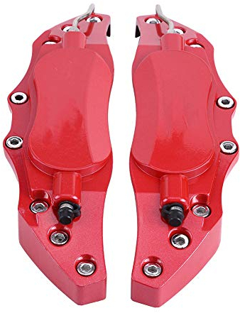 Yctze cubre pinzas amg Yctze Cubierta de Pinza de Freno de Coche 2 Piezas de Aluminio de Coche Cubierta Protectora de Pinza de Freno para Cubo de Rueda 16in-17in Medio un Par de Tapa de Pinza de Fre