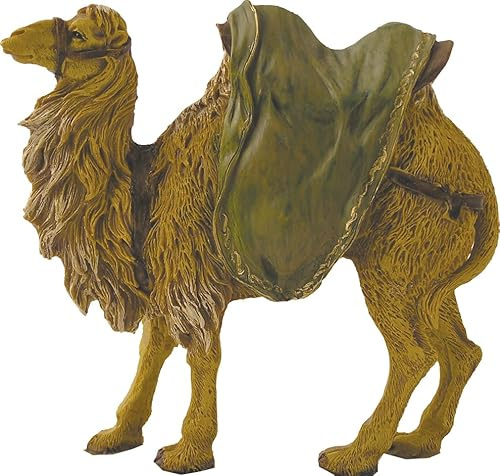 FADEDA Kamel/höjd: 10 cm/handmålad/detaljerade krubbfigurer – julbord, dekoration, krubbtillbehör