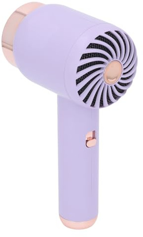 Secador de pelo Ion, 1500mAh Tecnología Avanzada en Iones, Secador de pelo de secado caliente/frío para mujeres/hombres para el hogar, con difusor (PURPLE)