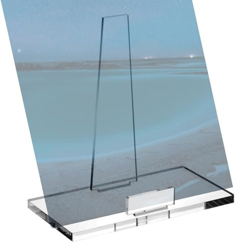 Acrylic Book Stands for Display Plate Record Rack Picture Album Shelf