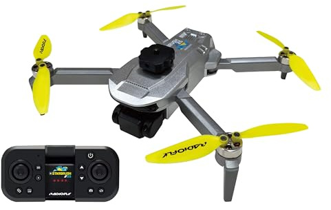 Radiofly - stjärnborste // 25 drönare RC 2,4 GHz 8 funktioner, assisterad stoppning, start och landning, 3 hastigheter, BRUSHLESS motorer anti-överhettning drönarpaket