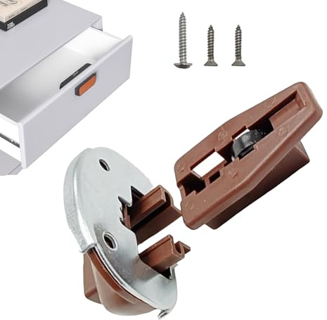 Kit de guía de cajones,Piezas de repuesto para cajones Kit de reparación de rieles de cajones - Posicionador de instalación de carril, Guías de riel de servicio pesado, piezas de repuesto