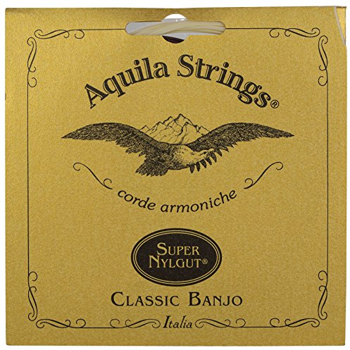 Aquila New Nylgut AQ-2B Banjo Light Tension DBGDG 4th Red Series Strings 5-Piece Set