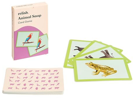 Relish - Animal Snap Card Game, Alzheimer’s & Dementia Activities, Aids, Toys and Games for Elderly/Seniors