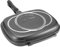Akozon Bistecchiera per Frittura Double Side Maniglia Anti-ustione Portatile Forniture da Cucina Pentola per Griglia 32 Cm / 12,6 Pollici Padella per Friggere a Doppia Faccia