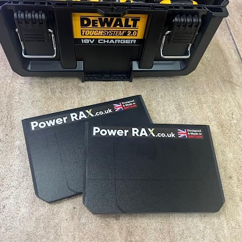 PowerRAX Tool Box Dividers for DeWalt Tough System 2.0 18v Charger