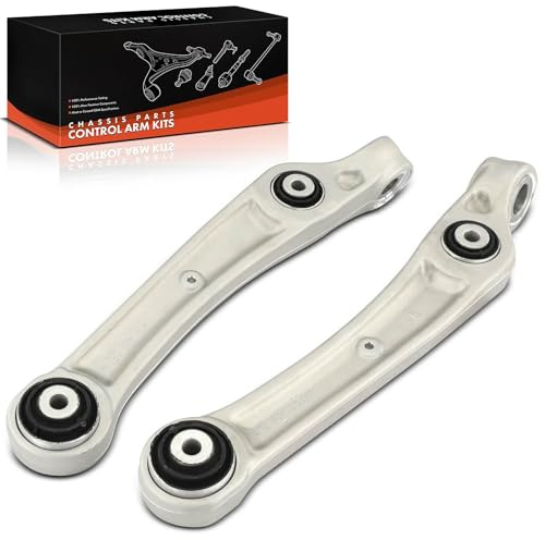 Frankberg 2x Kit de Bras de Suspension Sans rotule/articulation de guidage avec des roulements en caoutchouc Essieu Avant Compatible avec A6 4A2 C8 2.0L 3.0L T.o.u.a.r.e.g CR7 Remplacer# 4M0407152F