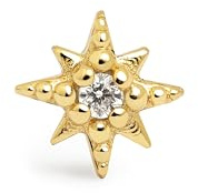 SINGULARU - Pendientes Sueltos en Circonitas. Plata de Ley 925 o Latón con acabado de Baño en Oro de 18 Kt y Circonitas. Joyas para Mujer