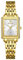 OLEVS Armbanduhr Damen Gold Edelstahl Vintage Quadrat Analog Uhr Damen Wasserdicht Diamant Quarz Damenuhr Klein Weiß Zifferblatt Leuchtend Metallarmband Uhren Frauen mit Datum Geschenke