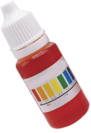 Gotas de prueba de reactivos PH, solución indicador PH,Medidor pH preciso para probador de pH 'agua | Probador portátil de niveles de PH Tester 'agua' acuario para agua de mar de agua