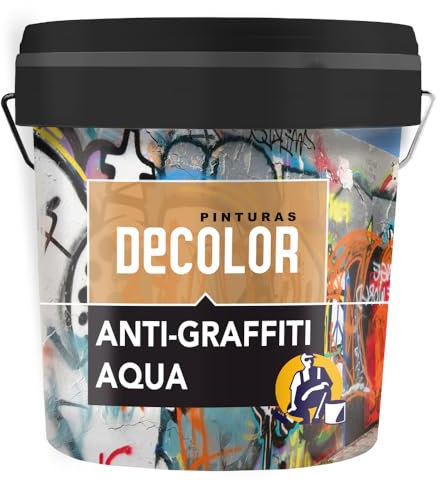 PINTURAS DECOLOR Protección AntiGraffitis incolora al agua para fachadas. 750 ML