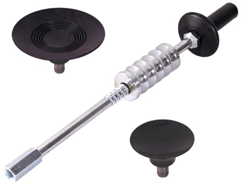 3Pcs/Set Heavy Duty Slide Hammer Car Dent Puller Set with 2 Size Vacuum Suction Cups, Paintless Body Repair Equipment for Vehicles, Auto Body Dent Removal Tool Kit