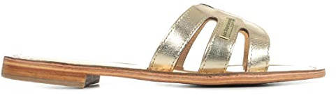 Les Tropeziennes Femme Damia Chaussures>femme>mules-et-sabots, Or, 38 EU