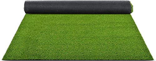 Premium artificial grass terraza, lawn carpet, rolled turf, pole height: 18 mm, robust and UV-stable, plastic lawn, garden lawn, lawn for balcony, terrace and garden (100 x 100 cm)