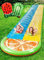 Sloosh 22.5ft/685.8cm Water Slides with 2 Inflatable Boards, Double Lane Lawn Water Splash Slip and Slide with Advanced Sprinklers Summer Toy for Kids Adults Fun Backyard Summer Outdoor, Orange