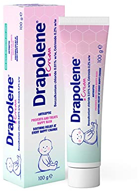 Drapolene® Cream 100g Tube | Prevents and Treats Nappy Rash | Soothes and Protects Baby's Bottom from Newborn Onwards