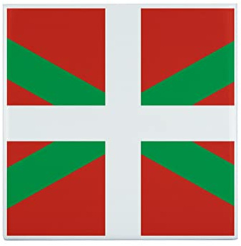 Fabulous Carreau Céramique Décoratif 20 x 20 cm - Drapeau Pays Basque Football Sport Equipe Nationale
