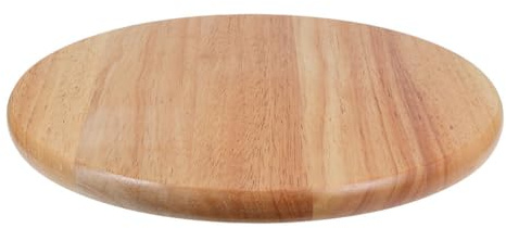 Angoily Asiento De Reemplazo para Taburete De Bar Redondo De Madera Maciza 13.77 Pulgadas Superficie Ergonómica Lisa Ideal para Restaurantes Cafeterías Y Hogar